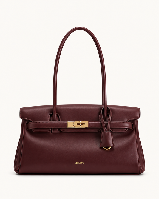 Yara Shoulder Bag - Deep Burgundy