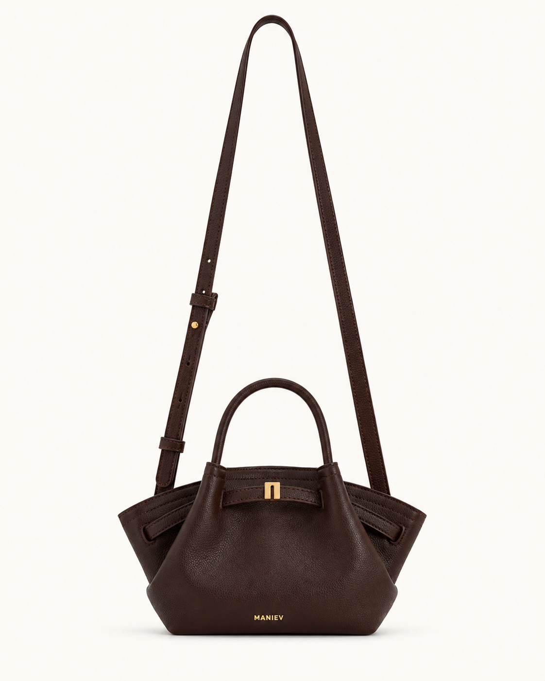 Hana Mini Tote Bag - Dark Brown