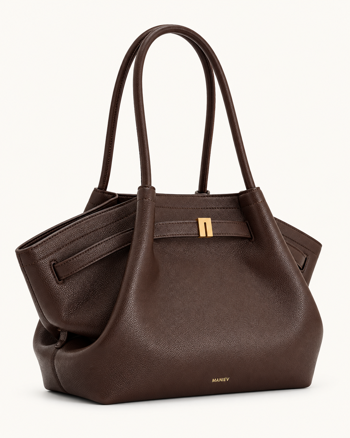 Hana Medium Tote Bag - Dark Brown
