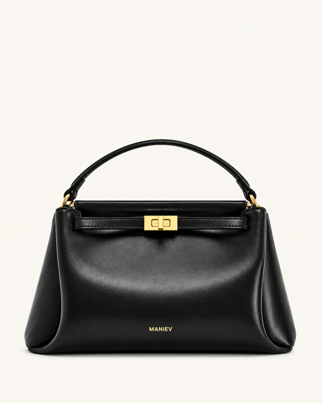Carmen Top Handle Bag - Black