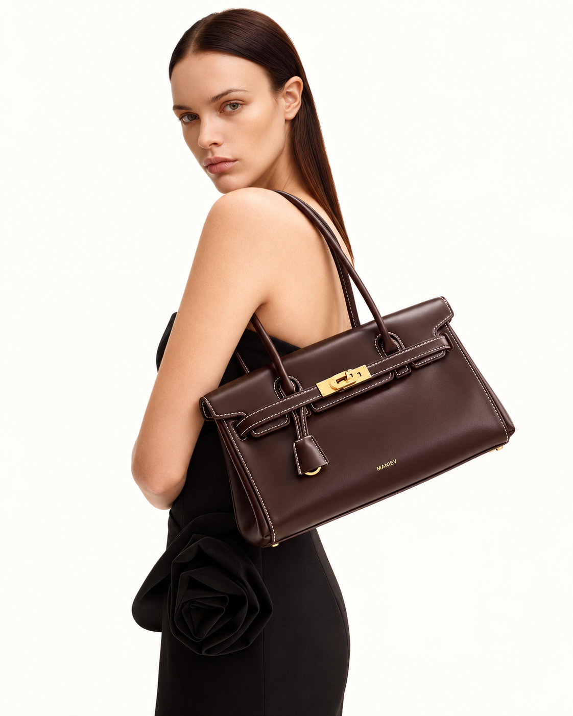 Yara Shoulder Bag - Dark Brown