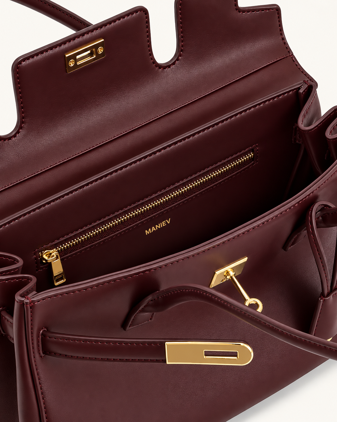 Yara Shoulder Bag - Deep Burgundy