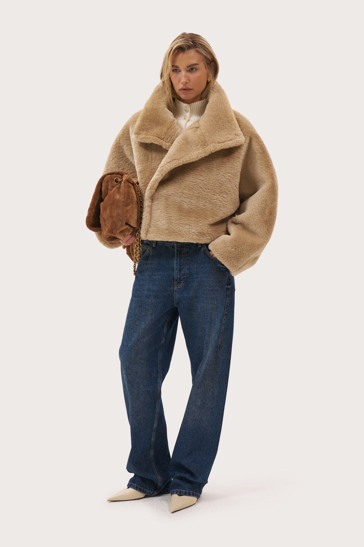 Sorrel Fur Jacket - Beige