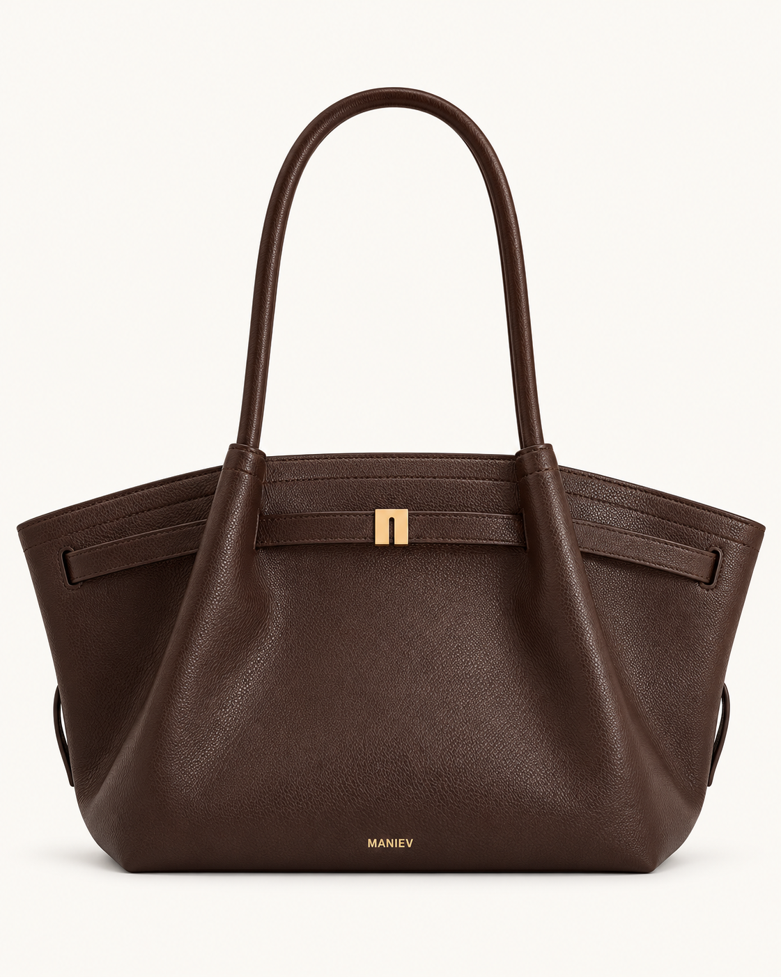 Hana Medium Tote Bag - Dark Brown