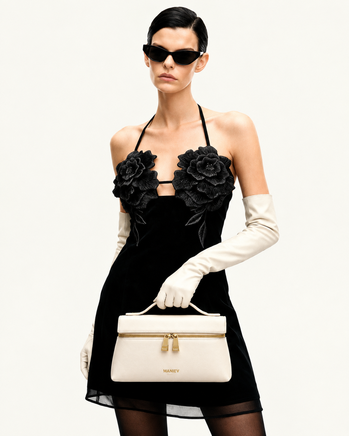 Thea Top Handle Bag - White