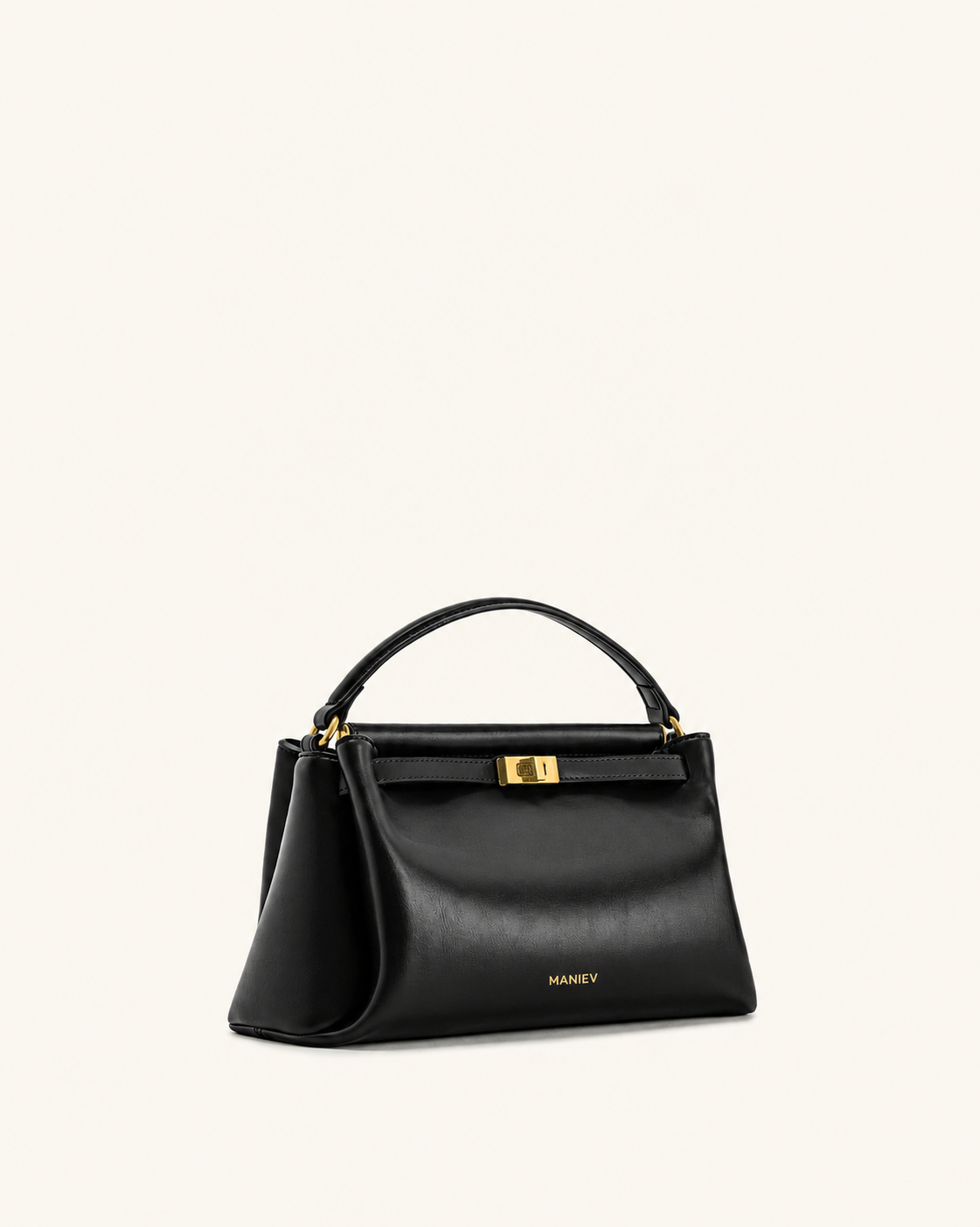 Carmen Top Handle Bag - Black