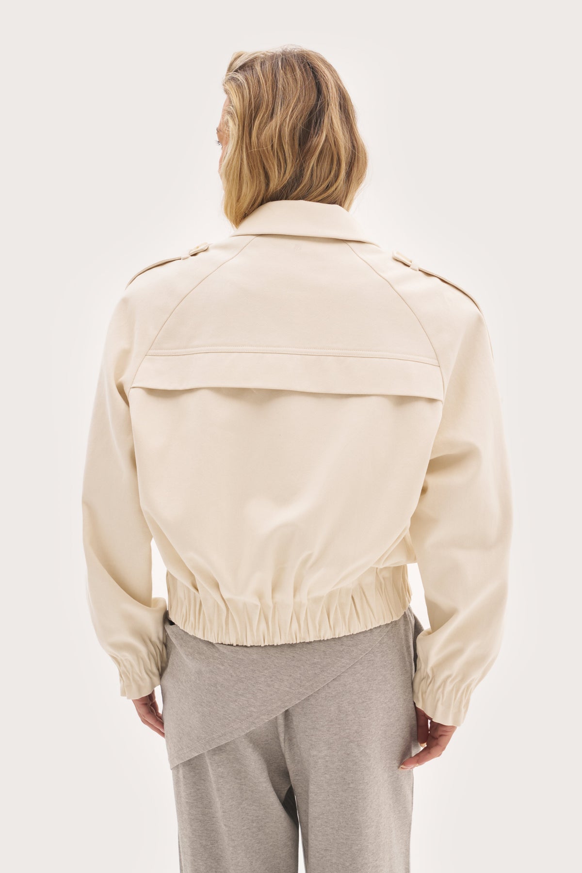 Albina Neckerchief Jacket - Cream