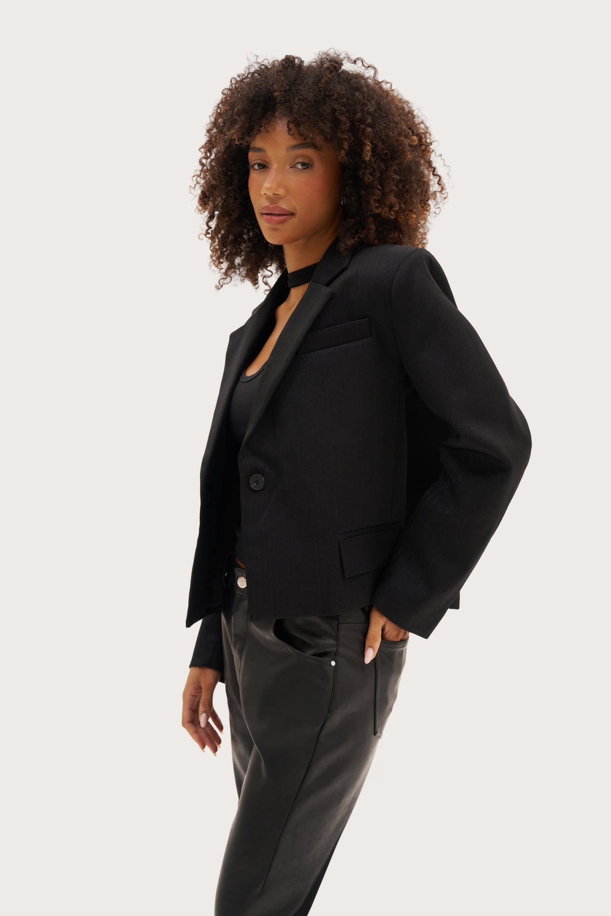 Boxy Blazer - Black