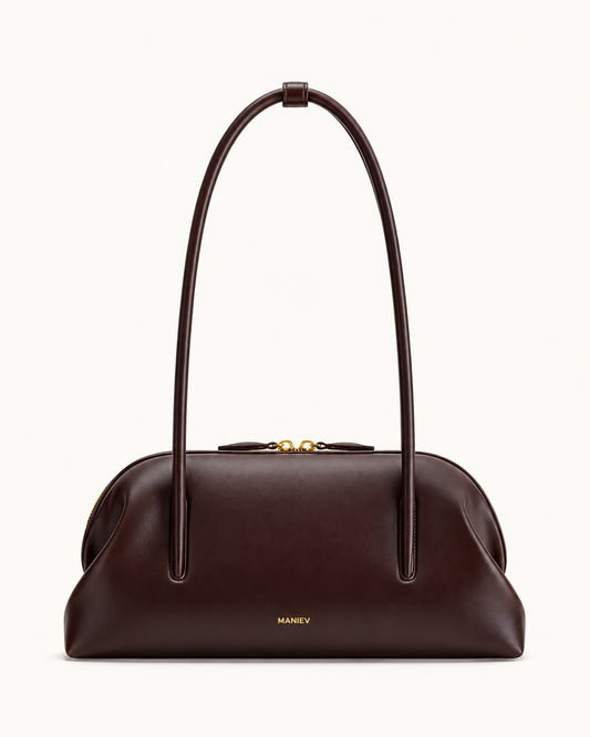 Aveline Shoulder Bag - Dark Brown